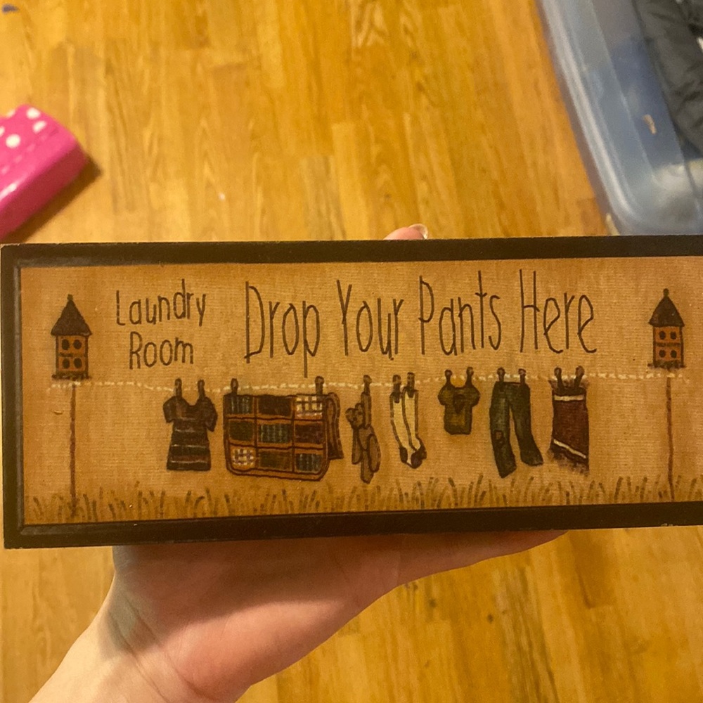 Laundry room decor